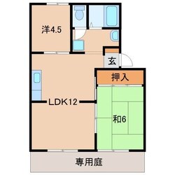 セジュール平柳の物件間取画像